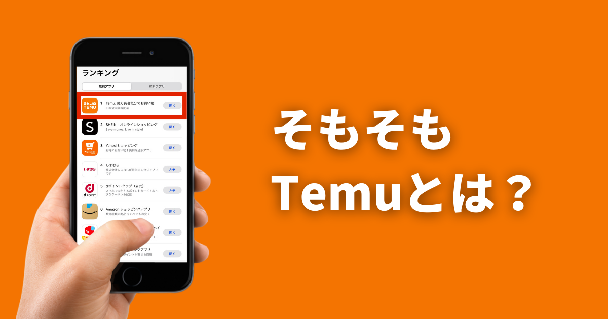 TEMU_テム_ティームー_temuとは_概要